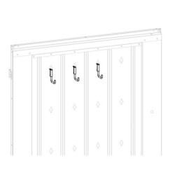 Crochets de Porte Abris Kosto Haut de Gamme - Lot de 12 | X-METAL