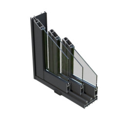 Pavillon de jardin Bianca 17,64m² - en bois brut - madriers 28mm - Palmako