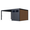 Abri de stockage 8m² pour pergola autoportée et de côté 3m - Ombrea