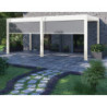 Store latéral en alu blanc pour pergolas bioclimatique 3m Ombrea
