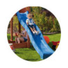 Cabane pour enfants en bois lasuré - toboggan bleu MY HOUSE - FUNGOO