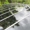 Carport double 30m² en aluminium et polycarbonate transparent EAGLE - X-METAL