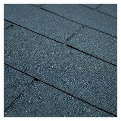 Shingles rectangulaires noir - 3m² - pour abris de jardin Palmako