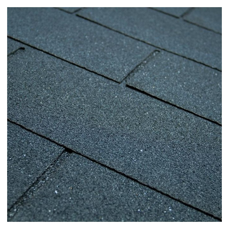 Shingles rectangulaires noir - 3m² - pour abris de jardin Palmako
