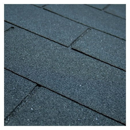 Shingles rectangulaires noir - 3m² - pour abris de jardin Palmako
