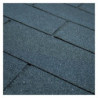 Shingles rectangulaires noir - 3m² - pour abris de jardin Palmako