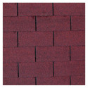 Shingles rectangulaires rouge - paquets de 3m² - Palmako