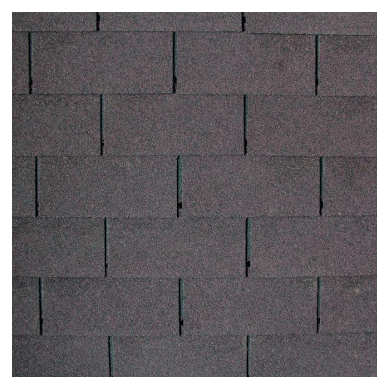 Shingles rectangulaires brun - 3m² - pour abris de jardin Palmako
