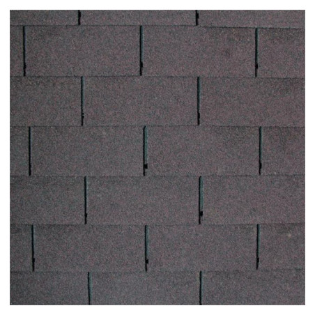 Shingles rectangulaires brun - 3m² - pour abris de jardin Palmako