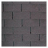 Shingles rectangulaires brun - 3m² - pour abris de jardin Palmako