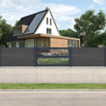 Clôtures en bois composite co-extrudé personnalisables pour un extérieur qui vous ressemble