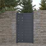 Portillons en aluminium pas chers, battants ou sur mesure