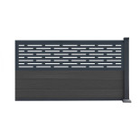 Clôtures sur muret béton en alu ou composite : sécurité et design