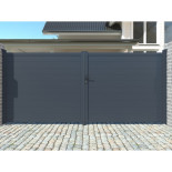 Portails en aluminium : battants, coulissants ou sur mesure