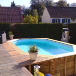 Piscines bois octogonales