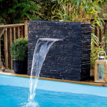 Lames d'eau et cascades