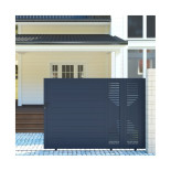 Portails coulissants modernes en aluminium ou acier avec kit ou assemblés